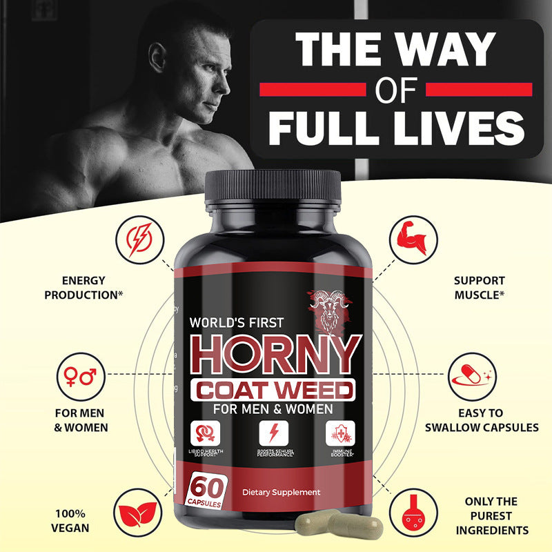Horny Goat Weed for Men & Women | Libido & Energy | Organic Wellness Hub