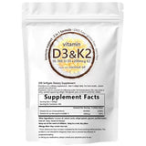 Vitamin D3 K2 10,000 IU 3-Pack | 900 Softgels | Lab Tested | Organic Wellness Hub