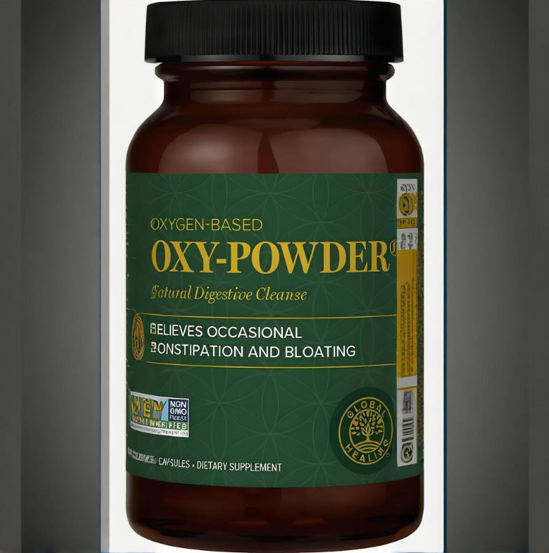 Oxy-Powder Oxygen-Based Digestive Cleanse Capsules | Colon Cleanse & Digestive Support | Organic Wellness Hub