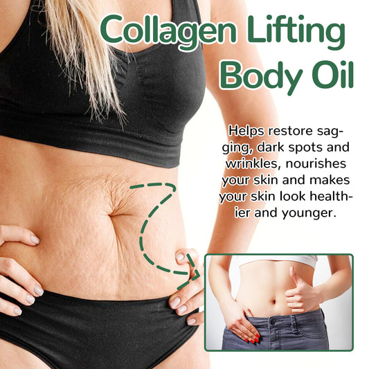 OceAura Collagen Lifting Body Oil | Deep Hydration & Skin Firming Moisturizer | Organic Wellness Hub