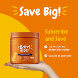 8-in-1 Bites Dog Multivitamin Soft Chews | Hip, Heart, Immunity & Gut Support - 90 Count | Organic Wellness Hub