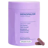 Meno Menopause Gummy Vitamins by O Positiv | Hot Flashes, Night Sweats & Mood Support | 60 Vegan Gummies | Dietary Supplement