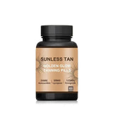 Sunless Tan Golden Glow Tanning Pills 60 Capsules | Bronzed Glow & Skin Support Supplement | Organic Wellness Hub