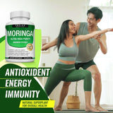 Moringa Capsules 3-Pack Bundle – 1200mg | Ultra High Purity | Vegan & Non-GMO | Lab Tested | Organic Wellness Hub