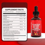 Vascu Flow Liquid Drops with Cayenne Pepper, Hawthorn, Beet Root, Turmeric & Vitamin K2+D3 | Cardiovascular Wellness Support | Organic Wellness Hub