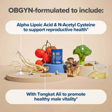 Preggo Sperm Health 3-Pack Bundle | 180 Vegan Capsules | Sperm Count, Motility & Testosterone Support | Lab Tested | Organic Wellness Hub