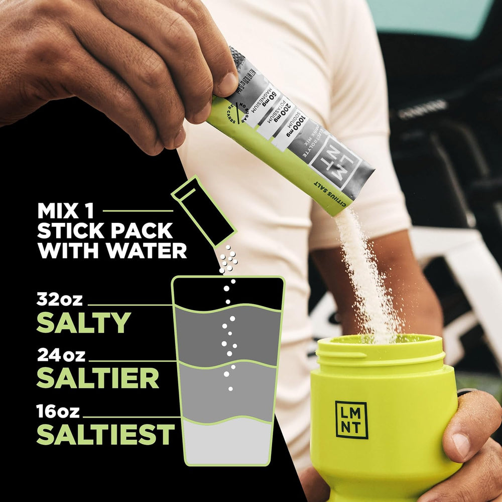 LMNT Citrus Salt Electrolyte Drink Mix 30 Pack | Keto & Sugar-Free | Organic Wellness Hub