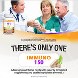 Immuno 150 3-Pack – 450 Veggie Caps, 150-Day Immune & Mineral Support Bundle | Organic Wellness Hub