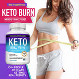 Toplux Nutrition Keto Burn 1200mg | Ketosis Formulation | Ultra Ketones | 60 Capsules | Vegan & Non-GMO | Lab Tested | Organic Wellness Hub