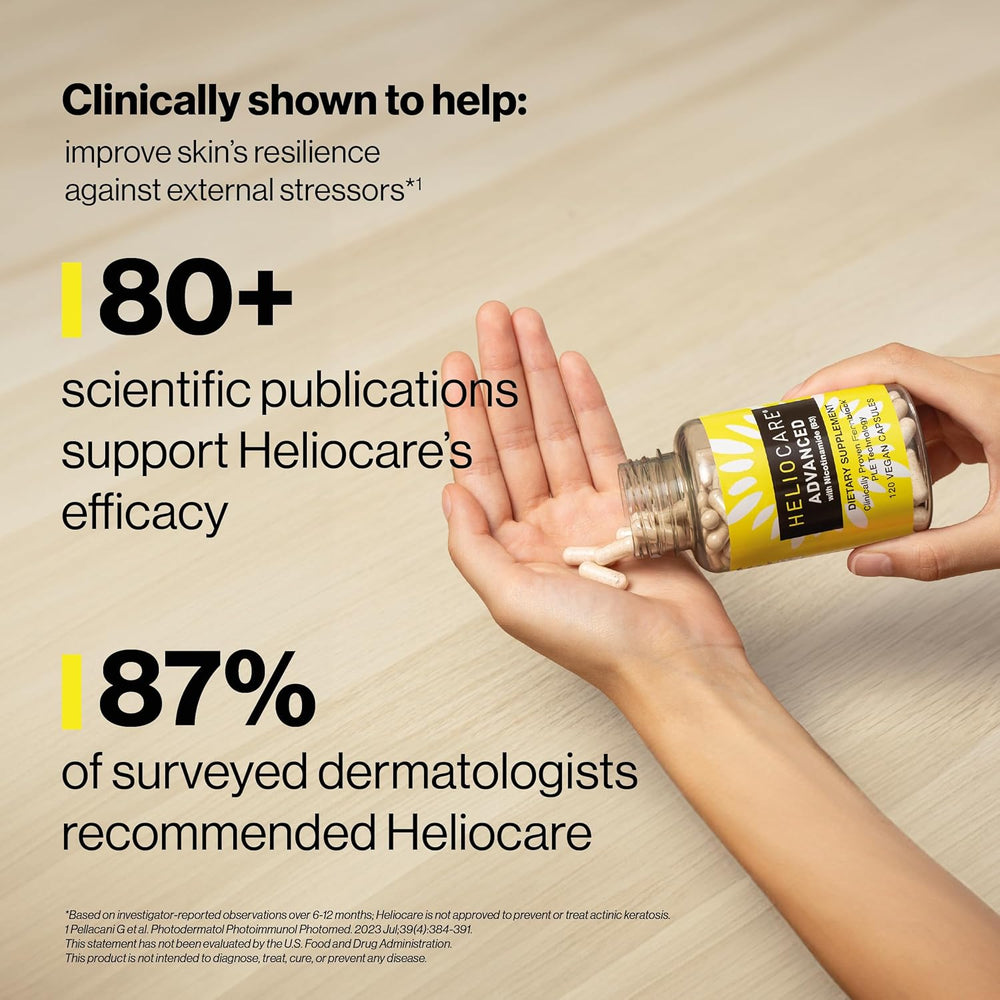 Heliocare Advanced with Nicotinamide B3 120 Vegan Capsules | Organic Wellness Hub