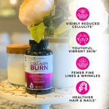 Multi Collagen Burn Capsules 3-Pack (270 Capsules) – Caffeine-Free Metabolism Boost & Visible Cellulite Reduction | Organic Wellness Hub