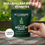 BetterBrand Mullein Gummies | Better Lungs� Daily Lung Detox Supplement | 60 Pear Gummies | 30-Day Supply | Lab Tested & Quality Guaranteed | Organic Wellness Hub