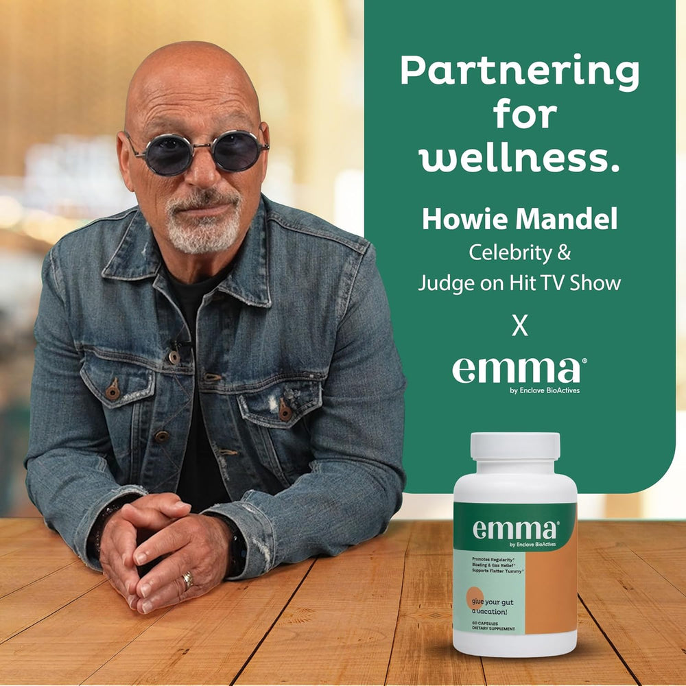 Emma Gut Health Supplement 60 Capsules | Digestive Support & Bloating Relief | Organic Wellness Hub