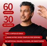 Nitric Oxide Booster Capsules 3 Pack – Circulation, Recovery & Performance Support | Organic Wellness Hub