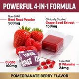 Force Factor Total Beets Ultimate Heart Health + Blood Pressure Support | 60 Soft Chews | Organic Wellness Hub