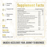 Top Shelf Grind King Maker | Natural Testosterone & Masculinity Supplement | KSM-66 Ashwagandha, Turkesterone, LJ100 | 120 Capsules | Made in USA | Organic Wellness Hub