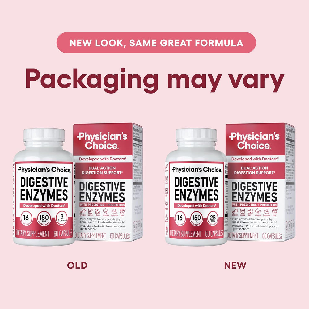 Premium Digestive Enzymes with Probiotics & Prebiotics | 16 Enzymes | 1B CFUs | 60 Capsules – Organic Wellness Hub