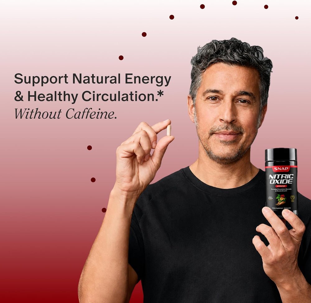 Nitric Oxide Booster Capsules 3 Pack – Circulation, Recovery & Performance Support | Organic Wellness Hub