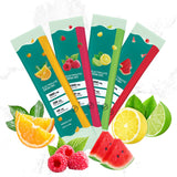 4 Flavors Electrolytes Drink Mix Variety Pack | Zero Sugar Hydration Powder | Lemon Lime, Raspberry, Orange & Watermelon | Organic Wellness Hub