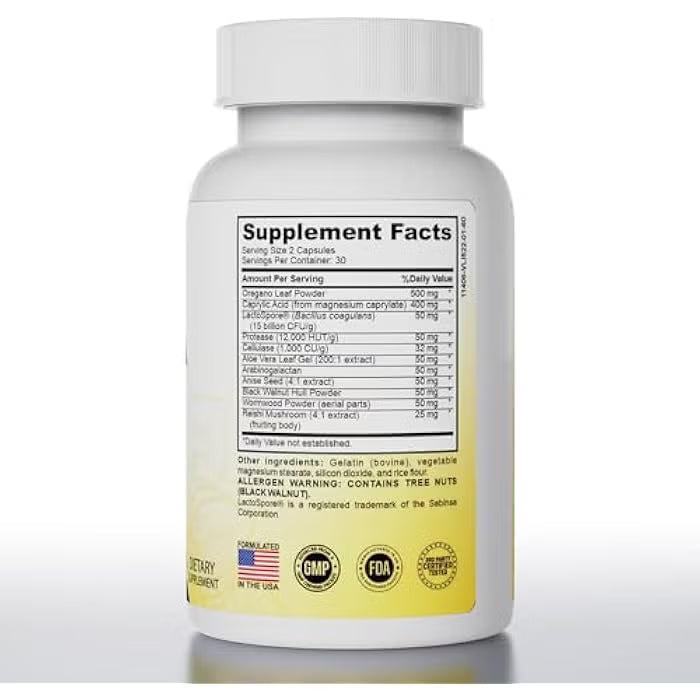 Pure Peak Candida Cleanse | Supports Healthy Gut Function | Natural Antifungal Detox | 60 Capsules – Organic Wellness Hub
