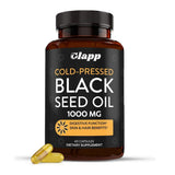 Cold-Pressed Black Seed Oil 1000mg - 60 Capsules | Digestive Function, Skin & Hair Benefits | Dietary Supplement | Lab Tested | Organic Wellness Hub