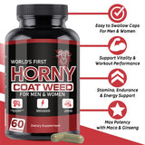 Horny Goat Weed for Men & Women | Libido & Energy | Organic Wellness Hub