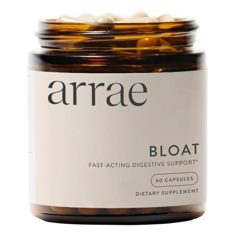 Arrae Bloat - Fast-Acting Digestive Support Capsules | 60 Count | Reduce Bloating Naturally | Organic Wellness Hub