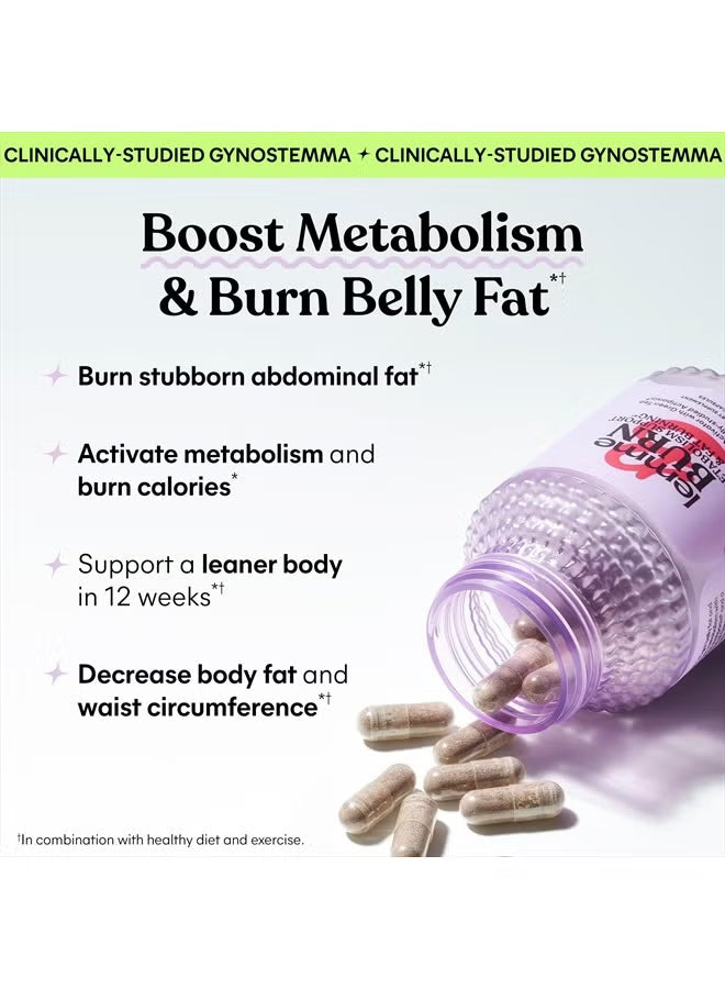 Lemme Burn - Metabolism & AMPK Activator | Green Tea + B Vitamins | 60 Vegan Capsules