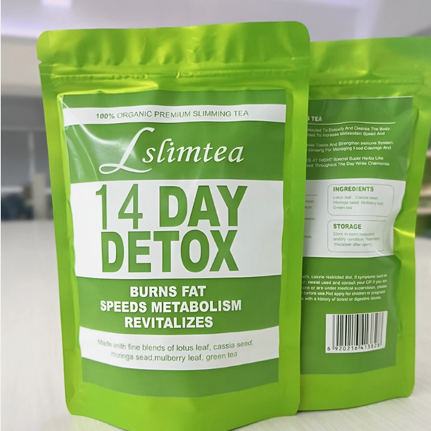 Lslimtea 14 Day Detox Tea | Organic Slimming Tea for Weight Loss & Cleanse