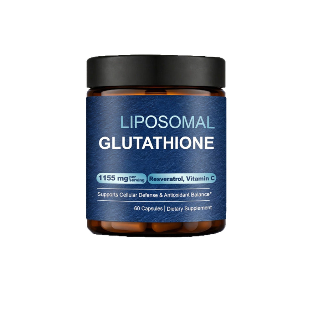 Liposomal Glutathione 1155mg with Resveratrol & Vitamin C - 60 Capsules Antioxidant Supplement | Organic Wellness Hub
