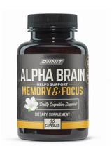 Onnit Alpha Brain 3-Pack (180 Capsules) – Memory & Focus Nootropic | Lab Tested