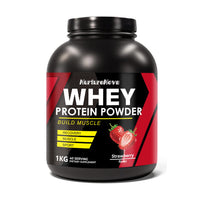 NurtureNova Whey Protein Powder | Chocolate Flavor | 40 Servings | 1kg Muscle Building & Recovery Supplement ? Organic Wellness Hub
