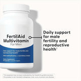 FertilAid Multivitamin for Men - Male Fertility & Reproductive Health Support | 90 Capsules | Organic Wellness Hub