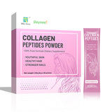WinsTown Daynee Collagen Peptides Powder 120g (6g x 20 Sachets) | Youthful Skin, Healthy Hair & Stronger Nails ? 100% Pure Formula - Lab Tested | Organic Wellness Hub