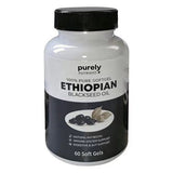100% Pure Ethiopian Black Seed Oil Softgels - Natural Antibiotic, Immune & Digestive Support | 60 Softgels | Lab Tested, Quality Guaranteed | Organic Wellness Hub