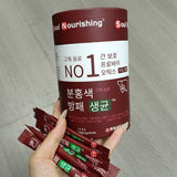 Soul Nourishing Korean Probiotic Freeze-Dried Powder | 110 Billion CFU | 8 Imported Strains | 50 Stick Packs | Peach Flavor - Organic Wellness Hub