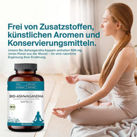 Organic Ashwagandha Capsules 3000mg Daily Dose | Certified Bio | Vegan | 180 Capsules ? 60-Day Supply | Stress, Sleep & Energy Support