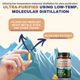 Triple Strength Omega-3 Fish Oil 3,600mg (3-Pack) - 1300mg EPA & 860mg DHA, 360 Lemon Softgels | Organic Wellness Hub