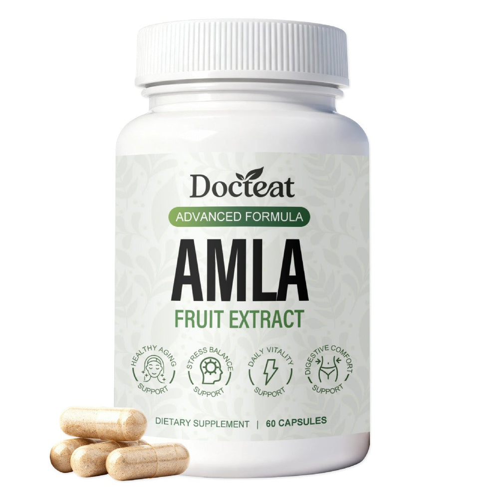 Amla Fruit Extract Capsules 60 Count - Antioxidant Support, Immune Health & Daily Wellness | Organic Wellness Hub