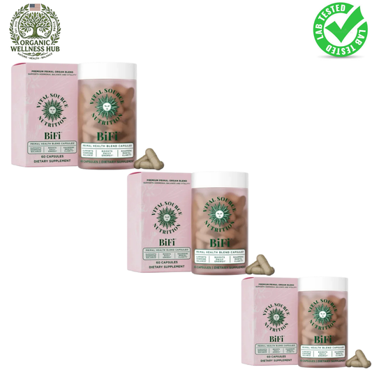 BiFi Primal Health Blend Capsules 60 Count (3 Pack) | Hormonal Balance & Daily Wellness | Organic Wellness Hub