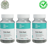 Body Magic 3-Pack Bundle – Her Fantasy Box Natural Body Odor Eliminator | 90 Vegan Capsules | Internal Freshness Supplement for Women | 3 Month Supply