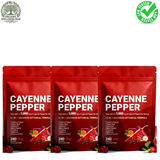 Cayenne Pepper 3,000mg Supplement (3 Pack) – 720 Softgels | 12-in-1 Advanced Botanical Formula | Organic Wellness Hub