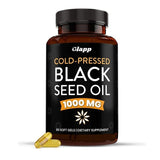 Cold Pressed Black Seed Oil 1000mg Softgels | Premium Nigella Sativa Supplement | 60 Softgels | Organic Wellness Hub