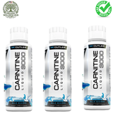 Cutler Nutrition Carnitine 3000 Blue Sharks Liquid Supplement 3 Pack | Energy & Performance Support | Organic Wellness Hub