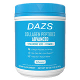DAZS Collagen Peptides Advanced + Hyaluronic Acid + Vitamin C | 20g Collagen | Skin, Hair, Nails & Joints | Grass Fed | Lab Tested | 567g | Organic Wellness Hub