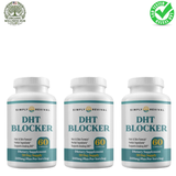 DHT Blocker for Hair Loss - 3 Pack Bundle, 180 Capsules, Hair & Skin Formula, Herbal | Organic Wellness Hub
