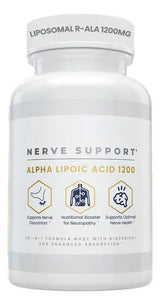 Alpha Lipoic Acid 1200mg Nerve Support 3-Pack | Liposomal R-ALA | 20-in-1 Formula with BioPerine® | 90-Day Supply | Supports Nerve Discomfort, Neuropathy & Optimal Nerve Health | Enhanced Absorption