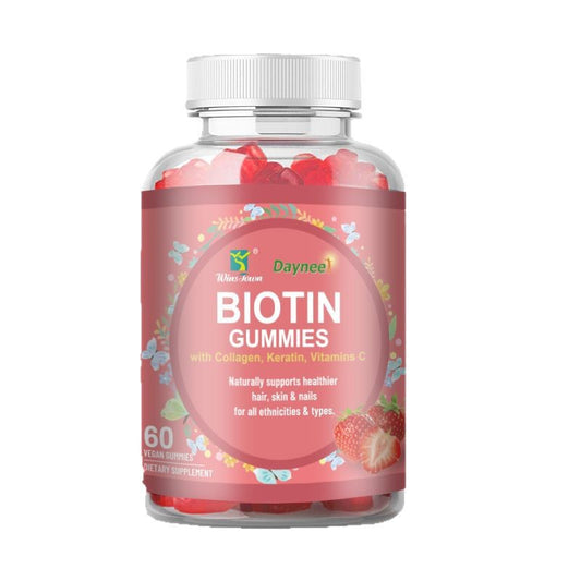 Daynee Biotin Gummies with Collagen & Keratin | Hair Skin Nails