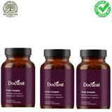 Docteat Liver Complex Capsules with Glutathione & Selenium 60 Capsules (3 Pack) | Lab Tested Liver Support Supplement | Organic Wellness Hub