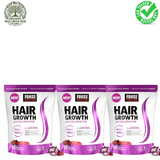 FOKGE FAOTOK Hair Growth Accelerator Soft Chews 3 Pack | Hair Growth Support | Organic Wellness Hub